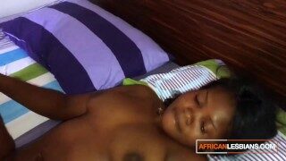 Ebony Amateur Lesbians Upgrade Their Cuddles To Passionate Sex
